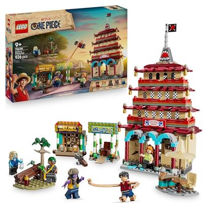 Lego ONE PIECE Striden vid Arlong Park Interaktivt byggset med piratleksak, Present och smalarobjekt för barn, Fantasifull action med populära minifigurer, Äventyrslekset för pojkar och flickor 75638 Lego ONE PIECE Striden vid Arlong Park Interaktivt byggset med piratleksak, Present och smalarobjekt för barn, Fantasifull action med populära minifigurer, Äventyrslekset för pojkar och flickor 75638