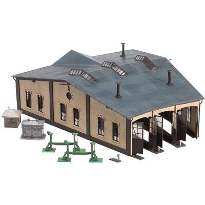 Faller 120277 – ringlokskjul med drivdelar, 27,6 x 9,4 x 38,9 cm Faller 120277 – ringlokskjul med drivdelar, 27,6 x 9,4 x 38,9 cm