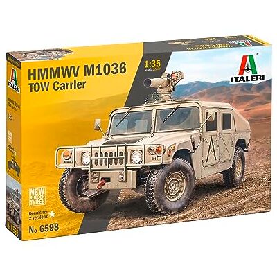 Italeri 6598 1:35 HMMWV M966 Tow Carrier – originaltrogen kopia, modelltillverkning, plastbyggsats, militär byggsats, stativmodell Italeri 6598 1:35 HMMWV M966 Tow Carrier – originaltrogen kopia, modelltillverkning, plastbyggsats, militär byggsats, stativmodell