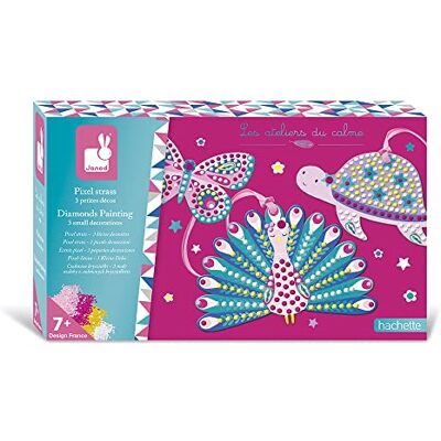 Janod Small Rhinestone Pixel Decorations Les Ateliers du Calme Childrens Creative Leisure Kit Encourages Fine Motor Skills and Creativity Suitable for ages 7 and up J07947 Janod Small Rhinestone Pixel Decorations Les Ateliers du Calme Childrens Creative Leisure Kit Encourages Fine Motor Skills and Creativity Suitable for ages 7 and up J07947