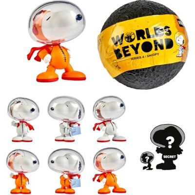 Simba Urdu Peanuts Worlds Beyond Blindbox Serie 4 – Slumpmässigt urval av 7 magnetiska samlarfigurer i överraskningsbollen, ikoniska snobopy-figurer att samla, från 5 år Simba Urdu Peanuts Worlds Beyond Blindbox Serie 4 – Slumpmässigt urval av 7 magnetiska samlarfigurer i överraskningsbollen, ikoniska snobopy-figurer att samla, från 5 år