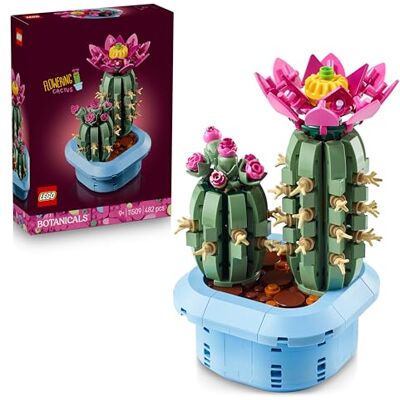 Lego Botanicals Blommande kaktus – Byggset för barn från 9 år – Present med naturtema för flickor och pojkar – Kaktusprydnad med blomkruka att ge bort på födelsedagar – 11509 Lego Botanicals Blommande kaktus – Byggset för barn från 9 år – Present med naturtema för flickor och pojkar – Kaktusprydnad med blomkruka att ge bort på födelsedagar – 11509