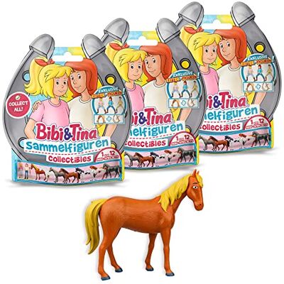 CRAZE 41246 Bibi och Tina leksaksfigurer, hästar leksaker lekfigurer, att samla och byta flicka, presentspel, flerfärgad, från 3 år CRAZE 41246 Bibi och Tina leksaksfigurer, hästar leksaker lekfigurer, att samla och byta flicka, presentspel, flerfärgad, från 3 år
