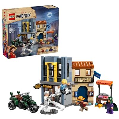 Lego ONE PIECE Strid med kapten Smoker – Rolig byggleksak med diorama – Present för pojkar, flickor och barn från 9 år – Byggset med minifigurer av Monkey D. Luffy, Sanji och Dragon – 75642 Lego ONE PIECE Strid med kapten Smoker – Rolig byggleksak med diorama – Present för pojkar, flickor och barn från 9 år – Byggset med minifigurer av Monkey D. Luffy, Sanji och Dragon – 75642