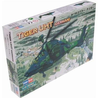 Hobbyboss skala 1:72 "Eurocopter EC-665 Tiger UHT attack helikopter" modellsats (grå) Hobbyboss skala 1:72 "Eurocopter EC-665 Tiger UHT attack helikopter" modellsats (grå)
