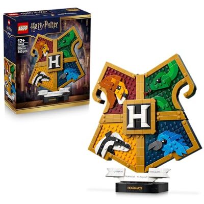 Lego Harry Potter Hogwarts elevhemsvapen Byggleksak – Rumsdekoration med ställ – Byggsats med dolda föremål – Present från Harry Potter-världen till flickor, pojkar och fans från 12 år – 76462 Lego Harry Potter Hogwarts elevhemsvapen Byggleksak – Rumsdekoration med ställ – Byggsats med dolda föremål – Present från Harry Potter-världen till flickor, pojkar och fans från 12 år – 76462