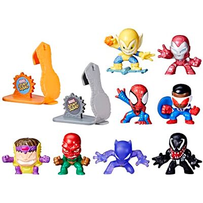 Marvel Stunt Squad, samlarpaket, figurer, superhjälteleksaker, minifigurer, leksaker för barn Marvel Stunt Squad, samlarpaket, figurer, superhjälteleksaker, minifigurer, leksaker för barn