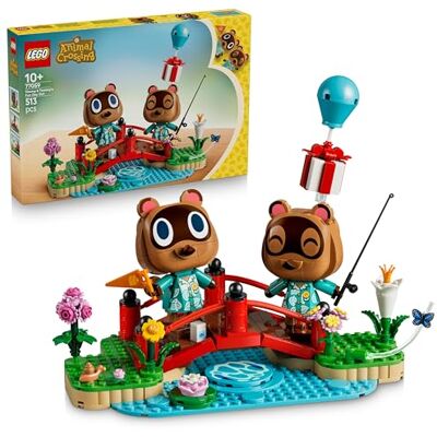 Lego Animal Crossing Timmy och Tommy har en rolig dag – Modellbyggsats med tv-spelstema – Byggleksak för barn – Rumsdekoration med Nooklings – Present för flickor och pojkar från 10 år – 77059 Lego Animal Crossing Timmy och Tommy har en rolig dag – Modellbyggsats med tv-spelstema – Byggleksak för barn – Rumsdekoration med Nooklings – Present för flickor och pojkar från 10 år – 77059