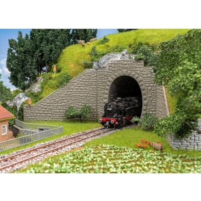 Faller 120576 H0 2 tunnelportaler, 1-vägs spårvidd H0 Faller 120576 H0 2 tunnelportaler, 1-vägs spårvidd H0
