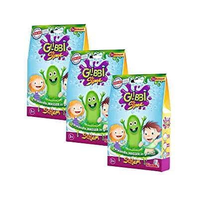 Simba Glibbi Slime 3-pack, badleksak, pulver förvandlar vatten till Grönt slem, 3 x 150 g, hållbar förpackning, glibber, badkul, från 3 år Simba Glibbi Slime 3-pack, badleksak, pulver förvandlar vatten till Grönt slem, 3 x 150 g, hållbar förpackning, glibber, badkul, från 3 år