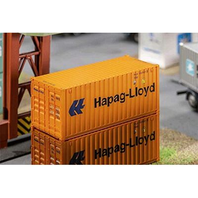 Faller FA 180826 20' behållare hapag-Lloyd modellbyggsats, olika Faller FA 180826 20' behållare hapag-Lloyd modellbyggsats, olika
