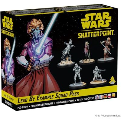 Asmodee Star Wars: Shatterpoint Lead by Example Squad Pack (Gutem Beispiel Voran) Asmodee Star Wars: Shatterpoint Lead by Example Squad Pack (Gutem Beispiel Voran)