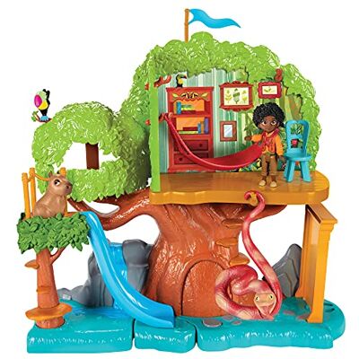Disney Encanto 219354 Leksaksset med Antonios trähus inkl, Antonio, Capybara, Toucan, Boa, färgglatt Disney Encanto 219354 Leksaksset med Antonios trähus inkl, Antonio, Capybara, Toucan, Boa, färgglatt