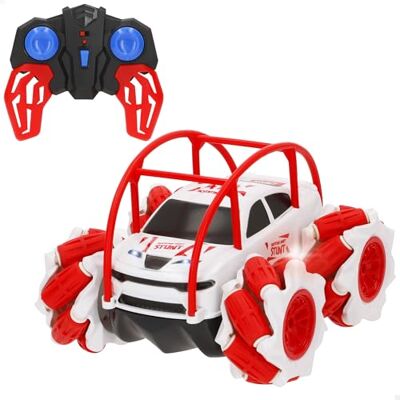 COLORBABY Speed & Go 360º radiostyrd bil, röd eller gul, 15 x 15 x 11 cm, ljus, 6 riktningar, frekvens 2,4 GH.z, stunts, radiostyrda bilar för barn, RC-fordon, leksaker 3 år (41355) COLORBABY Speed & Go 360º radiostyrd bil, röd eller gul, 15 x 15 x 11 cm, ljus, 6 riktningar, frekvens 2,4 GH.z, stunts, radiostyrda bilar för barn, RC-fordon, leksaker 3 år (41355)