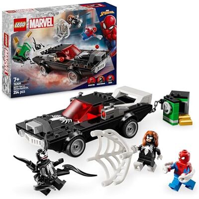 Lego Marvel Spider-Man mot Venoms muskelbil, Byggset med leksaksbil och minifigurer för barn, Fantasifull present till pojkar, flickor och unga superhjältar från 7 år 76309 Lego Marvel Spider-Man mot Venoms muskelbil, Byggset med leksaksbil och minifigurer för barn, Fantasifull present till pojkar, flickor och unga superhjältar från 7 år 76309
