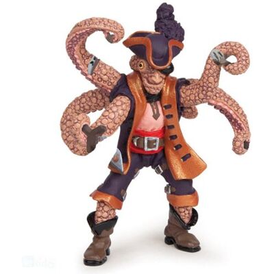 Papo 39464 Octopus muterad pirat (-) djurfigur, bläckfiskmutt, spelfigur, flerfärgad Papo 39464 Octopus muterad pirat (-) djurfigur, bläckfiskmutt, spelfigur, flerfärgad