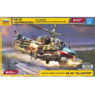 Zvezda 1:48 Ka-52 Alligator Ka-52 Bekämpa Helikopter Zvezda 1:48 Ka-52 Alligator Ka-52 Bekämpa Helikopter