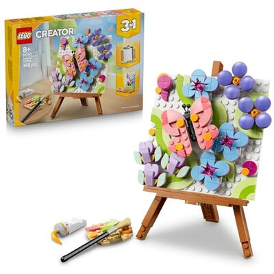 Lego Creator 3-i-1 Målning med blomsterkonst Leksak – Byggset för kreativa barn – Bygg en målning, tavelram eller flamingoskiss – Present för flickor och pojkar från 8 år – 31390 Lego Creator 3-i-1 Målning med blomsterkonst Leksak – Byggset för kreativa barn – Bygg en målning, tavelram eller flamingoskiss – Present för flickor och pojkar från 8 år – 31390