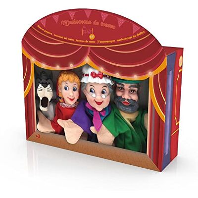 Tachan – 4 stycken rödluva barndockor – handdockor set – innehåller 4 barnsagomofigurer – dockans mått 30 cm (CPA Toy Group 749T00538) Tachan – 4 stycken rödluva barndockor – handdockor set – innehåller 4 barnsagomofigurer – dockans mått 30 cm (CPA Toy Group 749T00538)