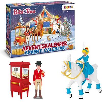 CRAZE Bibi&Tina adventskalender 2022 julcirkus, julkalender B&T för flickor, leksakskalender 2022, fantastiska överraskningar 40577 CRAZE Bibi&Tina adventskalender 2022 julcirkus, julkalender B&T för flickor, leksakskalender 2022, fantastiska överraskningar 40577