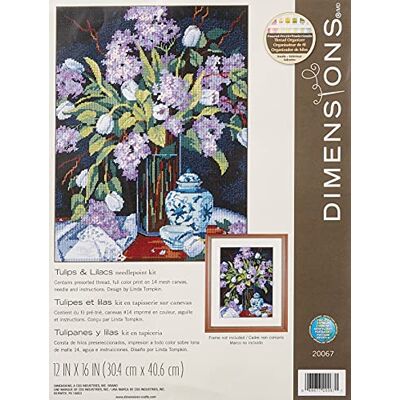 Creative D20067 - Canvas Kit, Tulips - Purple Creative D20067 - Canvas Kit, Tulips - Purple