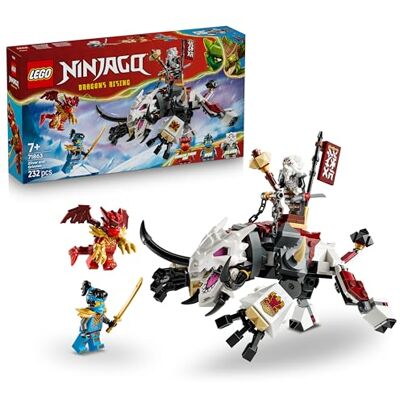 Lego Zilvar och drakodjuret Grimtak – Byggleksak för låtsaslekar för barn – Actionfigur av en drake med 3 minifigurer – Kreativ present för pojkar och flickor från 7 år – 71863 Lego Zilvar och drakodjuret Grimtak – Byggleksak för låtsaslekar för barn – Actionfigur av en drake med 3 minifigurer – Kreativ present för pojkar och flickor från 7 år – 71863