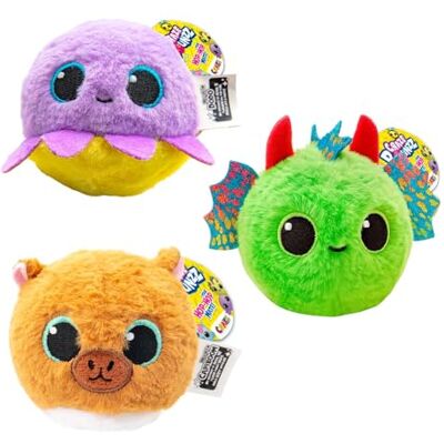 CRAZE BOUNZZ Funpack 3 Studsande Gosedjur – Mjuka och Roliga Kramdjur för Barn från 3 år – Original Presentidé för Lek och Samlande CRAZE BOUNZZ Funpack 3 Studsande Gosedjur – Mjuka och Roliga Kramdjur för Barn från 3 år – Original Presentidé för Lek och Samlande