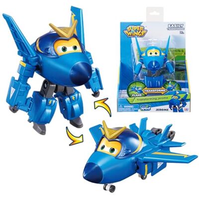 Auldey Toys - Jerome Transformationsfigur - 12 cm - Super Wings säsong 4 Auldey Toys - Jerome Transformationsfigur - 12 cm - Super Wings säsong 4