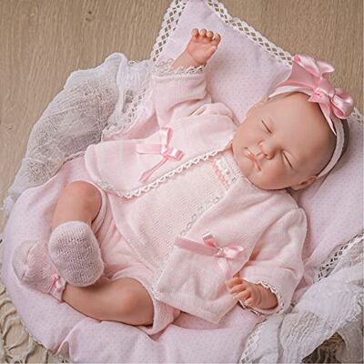 JC Toys Reborn Babylin Berenguer Classics begränsad utgåva nyfödd docka 46 cm i mjuk vinyl, handgjord flicka, tillverkad i Spanien, 14 år JC Toys Reborn Babylin Berenguer Classics begränsad utgåva nyfödd docka 46 cm i mjuk vinyl, handgjord flicka, tillverkad i Spanien, 14 år