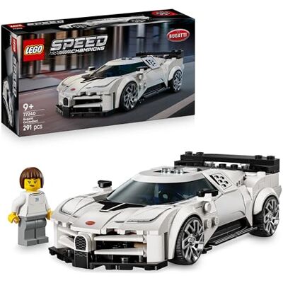 Lego Speed Champions Bugatti Centodieci Hyper sportbil Leksak för pojkar och flickor, Modellbyggsats, Fordonsbyggset med 1 minifigur att samla, Present till barn från 9 år 77240 Lego Speed Champions Bugatti Centodieci Hyper sportbil Leksak för pojkar och flickor, Modellbyggsats, Fordonsbyggset med 1 minifigur att samla, Present till barn från 9 år 77240