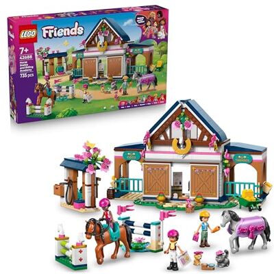 Lego Friends Häststall och ridskola – Byggset med 3 minidockor, 2 hästfigurer, katt, hund, sadlar, hinder – Present med leksaksdjur för flickor, pojkar och barn från 7 år – 42688 Lego Friends Häststall och ridskola – Byggset med 3 minidockor, 2 hästfigurer, katt, hund, sadlar, hinder – Present med leksaksdjur för flickor, pojkar och barn från 7 år – 42688