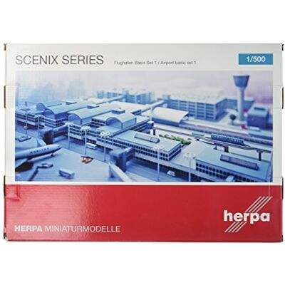 Herpa 520362 – flygplatsuppsättning 1 i miniatyr, 14 terminalbyggnader, miniatyrmodell, flygport för samlare, flygplansmodeller, hobbyutövare, modellbyggsats, liten modell, 400 delar – skala 1:500, Herpa 520362 – flygplatsuppsättning 1 i miniatyr, 14 terminalbyggnader, miniatyrmodell, flygport för samlare, flygplansmodeller, hobbyutövare, modellbyggsats, liten modell, 400 delar – skala 1:500,
