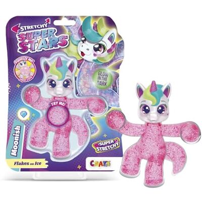 STRETCHY SUPERSTARS CRAZE Superstars Stretchy Moonish – Stretchig Samlarfigur Månfigur med Slime för Barn, Jumbo, 6 att samla STRETCHY SUPERSTARS CRAZE Superstars Stretchy Moonish – Stretchig Samlarfigur Månfigur med Slime för Barn, Jumbo, 6 att samla