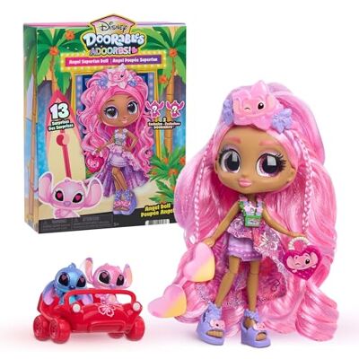 Disney ADOORBS Angel Superfan Doll, Unbox 13 Mini Accessories, 2 Exclusive Figures, Fun Play Area, Toy Gift For Collectors, Fans, Tweens, Girls & Kids 5+ By Just Play Disney ADOORBS Angel Superfan Doll, Unbox 13 Mini Accessories, 2 Exclusive Figures, Fun Play Area, Toy Gift For Collectors, Fans, Tweens, Girls & Kids 5+ By Just Play