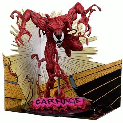 McFarlane Toys Marvel Carnage skala 1:10:e samlarobjekt med scen (Den fantastiska spindelmannen #362) McFarlane Toys Marvel Carnage skala 1:10:e samlarobjekt med scen (Den fantastiska spindelmannen #362)