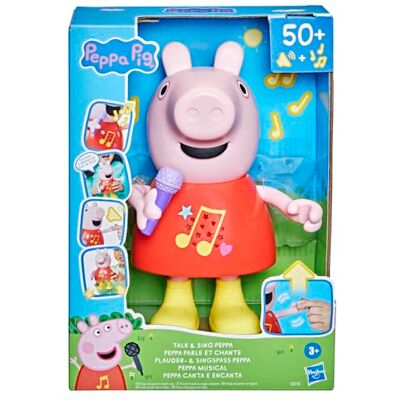 Peppa Pig , Peppa Musical docka-spansk version, färg (Hasbro G05185N0) Peppa Pig , Peppa Musical docka-spansk version, färg (Hasbro G05185N0)