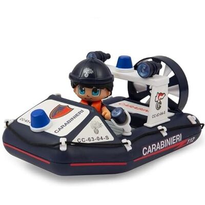 Giochi Preziosi Carabinieri flytande båt med figur 7 cm - Leksak Giochi Preziosi Carabinieri flytande båt med figur 7 cm - Leksak