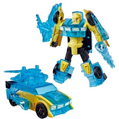 Transformers CYBERWORLD Bumblebee Armored Cyber Changers Energon Surge-actionfigur Snabb omvandling till billäge Robotleksaker för barn från 6 år Transformers CYBERWORLD Bumblebee Armored Cyber Changers Energon Surge-actionfigur Snabb omvandling till billäge Robotleksaker för barn från 6 år