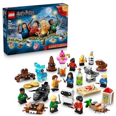 Lego Harry Potter Adventskalender 2025, Byggleksak med magiskt tema för pojkar, flickor och fans, Magisk Hogwarts julklapp för barn, 8 minifigurer, 6 figurer och 10 minibyggen att samla 76456 Lego Harry Potter Adventskalender 2025, Byggleksak med magiskt tema för pojkar, flickor och fans, Magisk Hogwarts julklapp för barn, 8 minifigurer, 6 figurer och 10 minibyggen att samla 76456