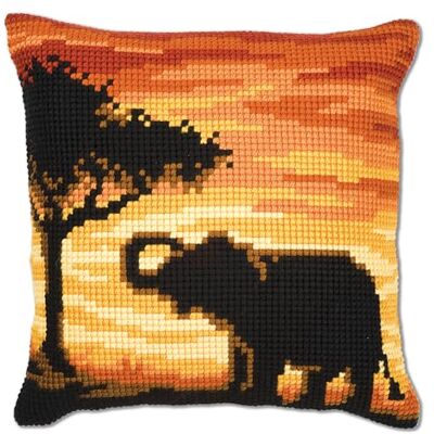 Vervaco korsstygningskit för kudde - 40x40cm - Kudde Vervaco korsstygningskit för kudde - 40x40cm - Kudde