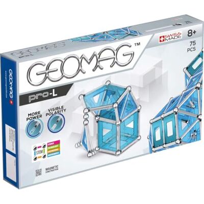 Geomag 23' PRO-L Building Set, Mixed, 75 Pieces Geomag 23' PRO-L Building Set, Mixed, 75 Pieces