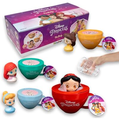 #sbabam Disney Princess Tea Party, Disney Princess Dockor, 2 stycken, barnspel tidningskiosk, presentidéer, från 3 år #sbabam Disney Princess Tea Party, Disney Princess Dockor, 2 stycken, barnspel tidningskiosk, presentidéer, från 3 år