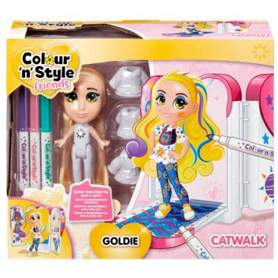 Goliath Colour N Style catwalk färga och anpassa goldie och din garderobsterrass igen och igen, inklusive klistermärken Konst och Crafts, pysselset, tvättbara bokmärken, Goliath Colour N Style catwalk färga och anpassa goldie och din garderobsterrass igen och igen, inklusive klistermärken Konst och Crafts, pysselset, tvättbara bokmärken,