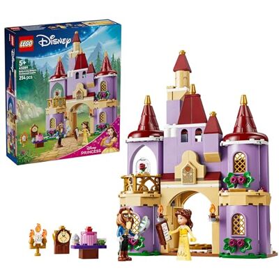Lego Disney Princess Belles och Odjurets förtrollade slott – Byggleksak för barn med minifigurer av Belle, Odjuret, Lumière och Cogsworth – Present för flickor och pojkar från 5 år – 43289 Lego Disney Princess Belles och Odjurets förtrollade slott – Byggleksak för barn med minifigurer av Belle, Odjuret, Lumière och Cogsworth – Present för flickor och pojkar från 5 år – 43289