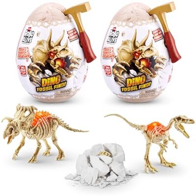 Robo Alive Mini Dino Fossil Find (2-pack, troodon och kosmoceratops) Robo Alive Mini Dino Fossil Find (2-pack, troodon och kosmoceratops)