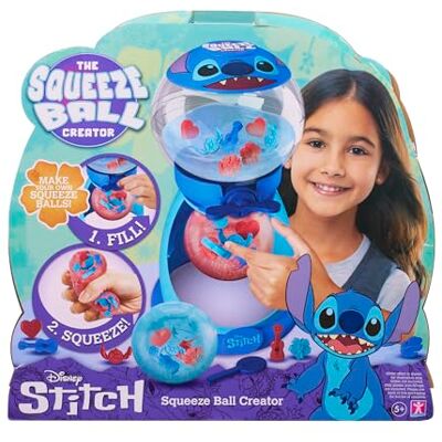 Disney The Squeeze Ball Creator Stitch DIY stressball for boys and girls Playset with reuseable squeeze ball manufacturer and accessories Creative play for children 5+ Disney The Squeeze Ball Creator Stitch DIY stressball for boys and girls Playset with reuseable squeeze ball manufacturer and accessories Creative play for children 5+