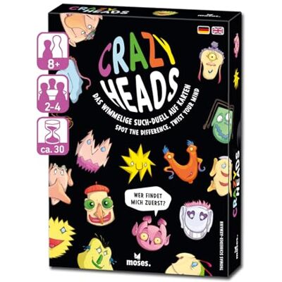 moses Crazy Heads: Das wimmelige Such-Duell auf Karten moses Crazy Heads: Das wimmelige Such-Duell auf Karten