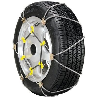 SCC Security Chain Company SZ323 Shur Grip Z Passenger Car Tire Traction Chain Set med 2 av säkerhetskedja SCC Security Chain Company SZ323 Shur Grip Z Passenger Car Tire Traction Chain Set med 2 av säkerhetskedja