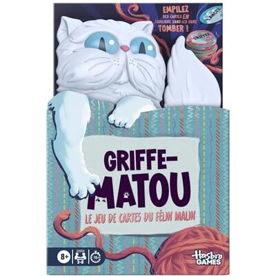 Hasbro Klo-Matou, The Malin Feline Kortspel spel för barn, tonåringar och vuxna från 8 år 3 till 6 spelare 15 min. Familjegåvor Svensk version Hasbro Klo-Matou, The Malin Feline Kortspel spel för barn, tonåringar och vuxna från 8 år 3 till 6 spelare 15 min. Familjegåvor Svensk version