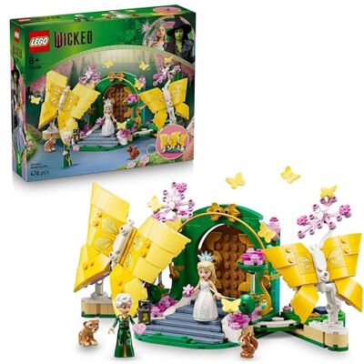 Lego Wicked Glindas bröllopsdag Byggset, Fjärilsleksak som inspirerar till fantasifulla rollekar för barn från 8 år, Rolig present för flickor och pojkar med 2 minidockor 75688 Lego Wicked Glindas bröllopsdag Byggset, Fjärilsleksak som inspirerar till fantasifulla rollekar för barn från 8 år, Rolig present för flickor och pojkar med 2 minidockor 75688